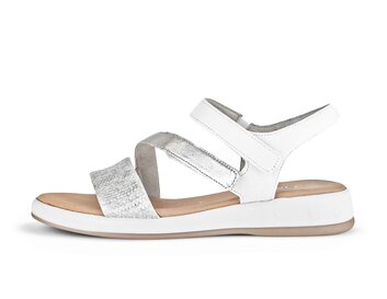 Sandale à bride argent