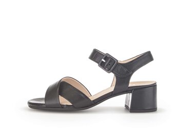 Riemchensandale schwarz