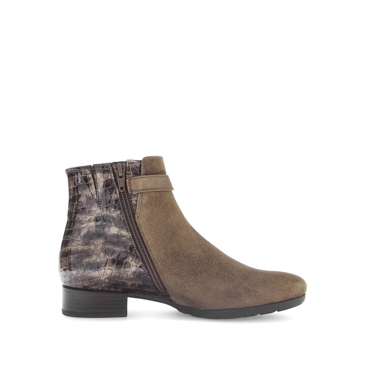 Elegante Stiefelette braun #1