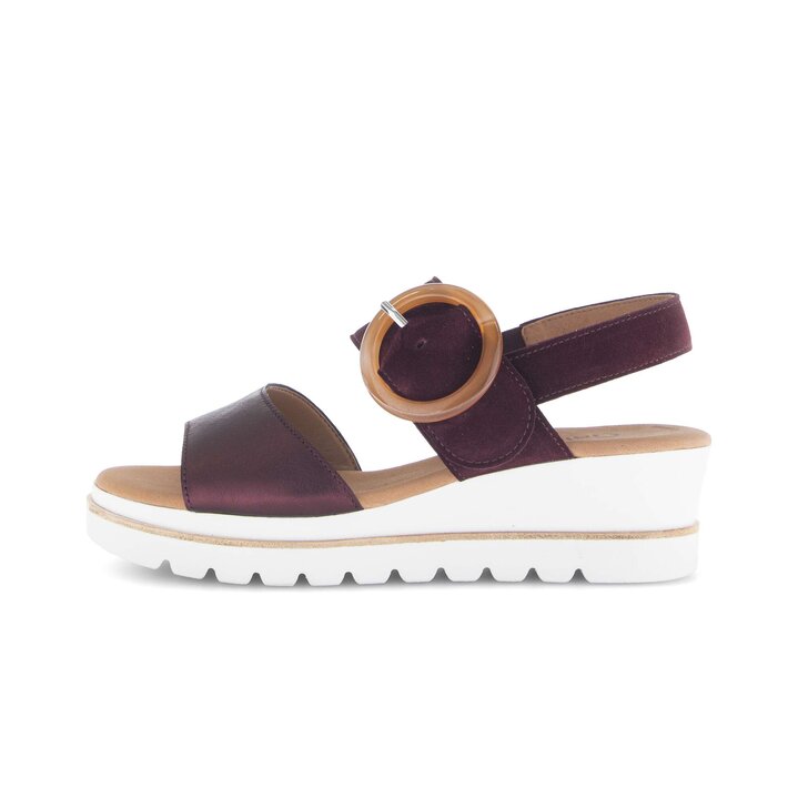 Plateau Sandale rot #0