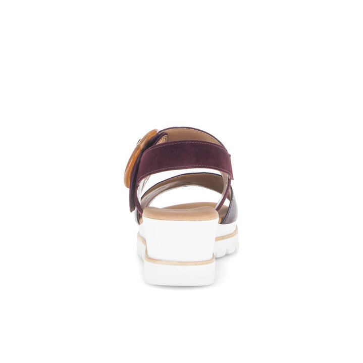 Plateau Sandale rot #3