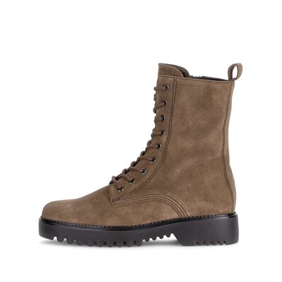 Snörstövletter brun