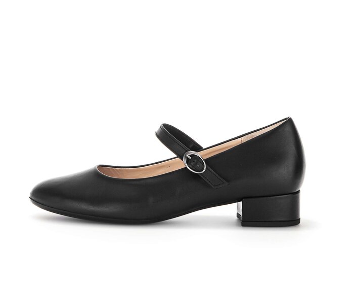 Spangenpumps schwarz #0