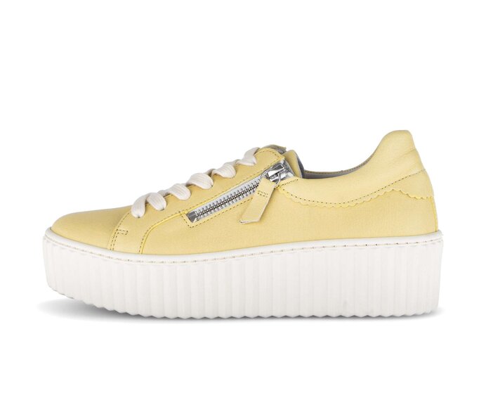 Basket basse jaune #0