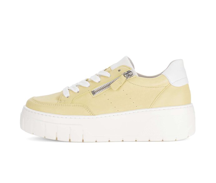 Basket basse jaune #0