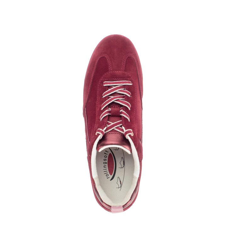 Lage sneaker rood #5