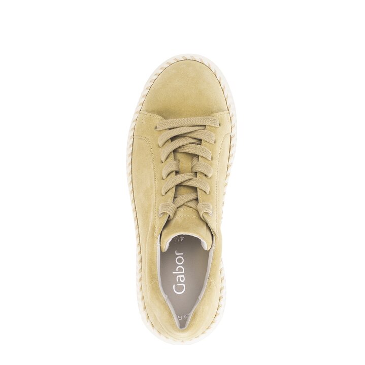 Basket basse jaune #5