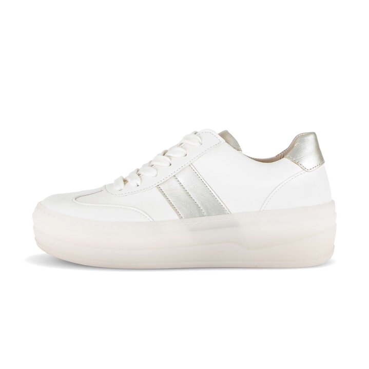 Sneakers basse crema #0