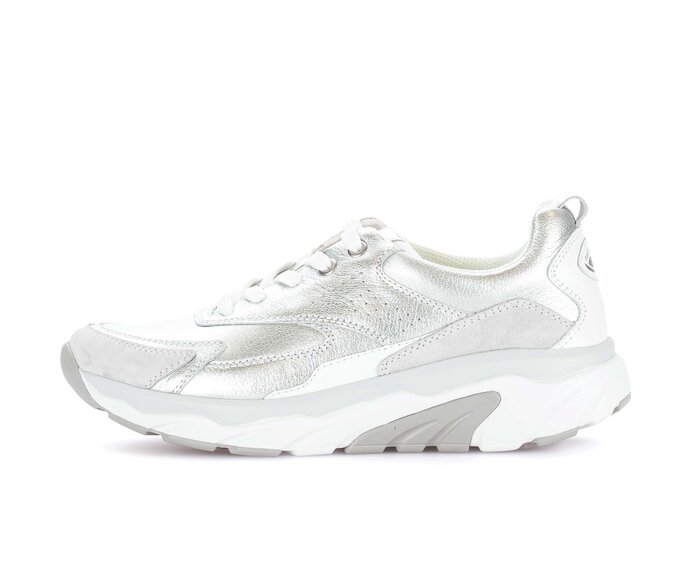 Lage sneaker zilver #0