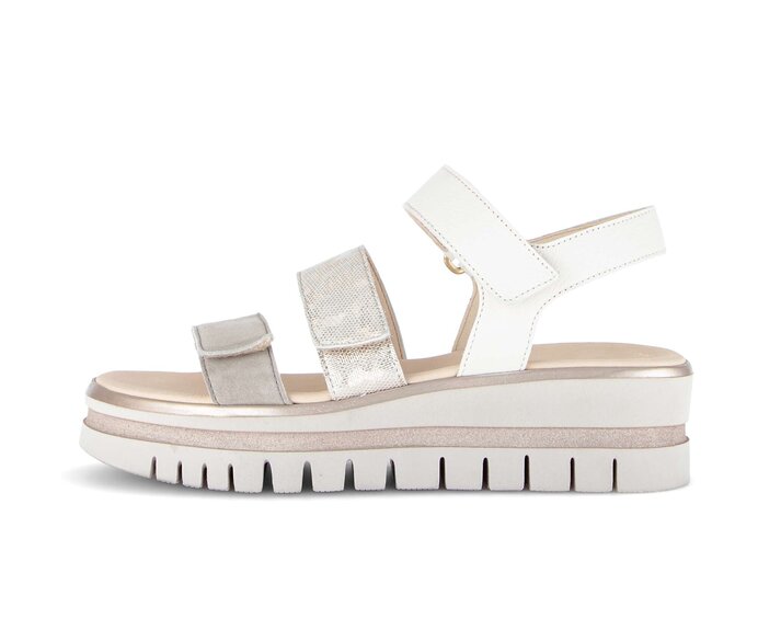 Sandale à plateforme multicolore #0