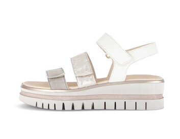 Sandale à plateforme multicolore