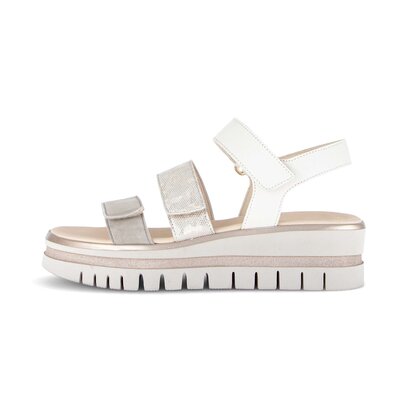 Sandale met plateauzool multicolour