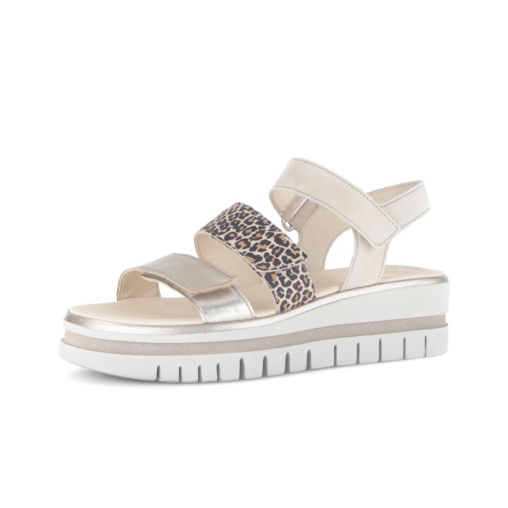 Sandalo con plateau multicolore #2