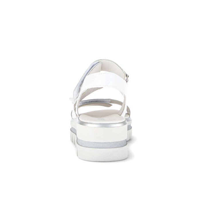 Platåsandaler vit #3