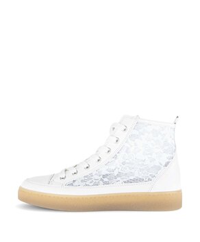 Elegante enkellaarsjes crème