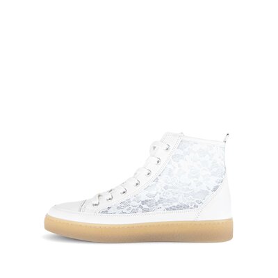 Eleganta stövletter creme