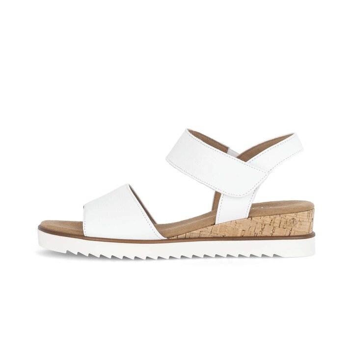 Plateau Sandale weiß #0