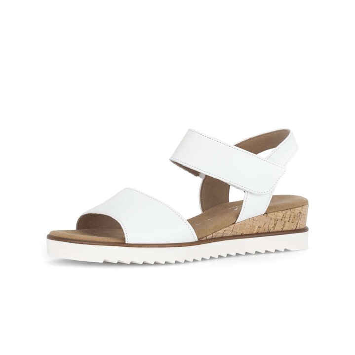 Plateau Sandale weiß #2