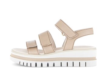 Sandale à plateforme marron