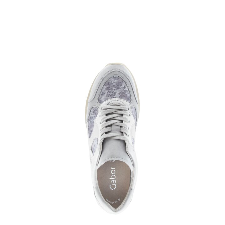 Sneakers basse grigio #5