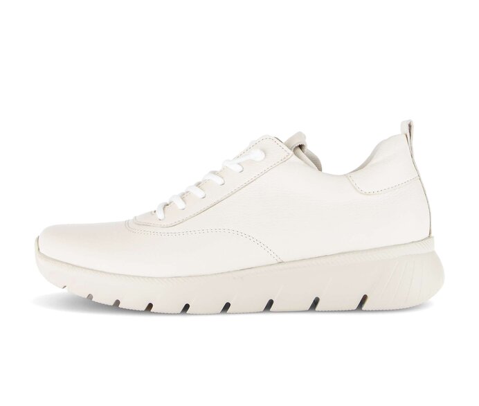 Sneakers basse crema #0