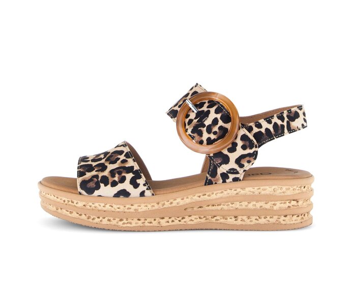 Platåsandaler beige #0