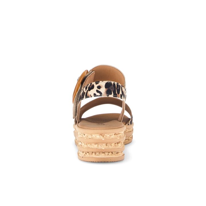 Platåsandaler beige #3