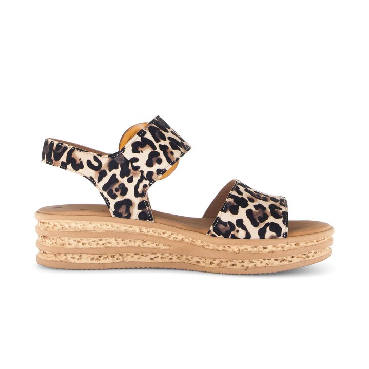 Platåsandaler beige #1