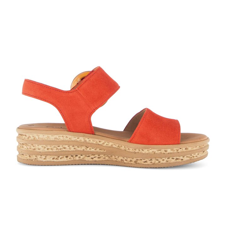 Plateau Sandale rot #1