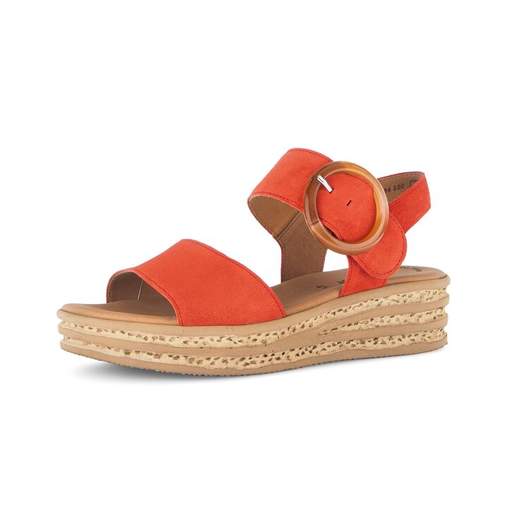 Plateau Sandale rot #2