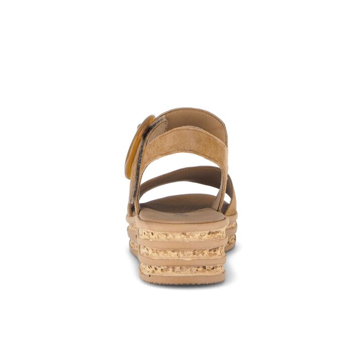 Sandale à plateforme marron #3