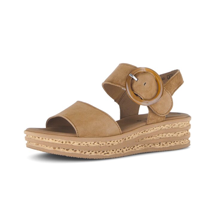 Sandale à plateforme marron #2