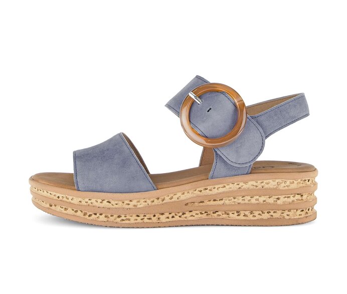 Plateau Sandale blau #0