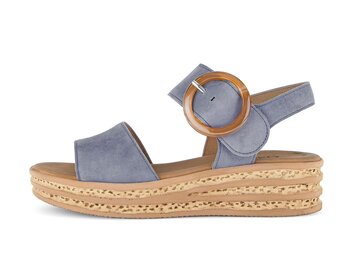 Plateau Sandale blau