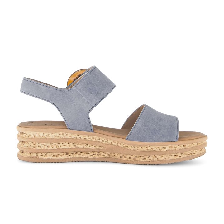 Sandale à plateforme bleu #1