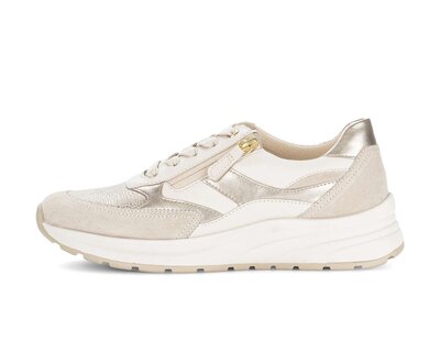Lage sneaker beige