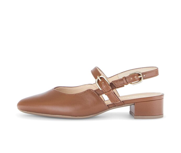 Slingback marrone #0