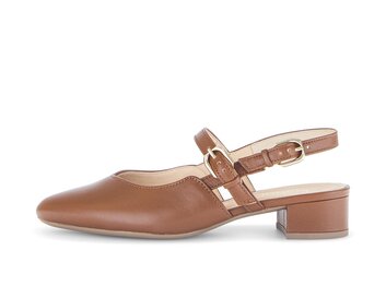 Slingback marrone