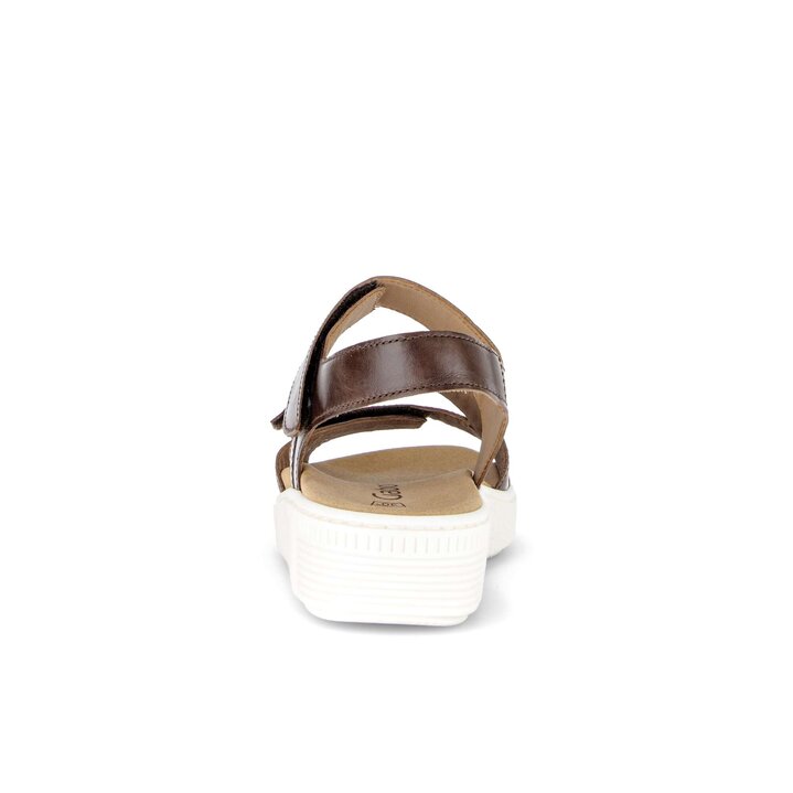 Plateau Sandale braun #3