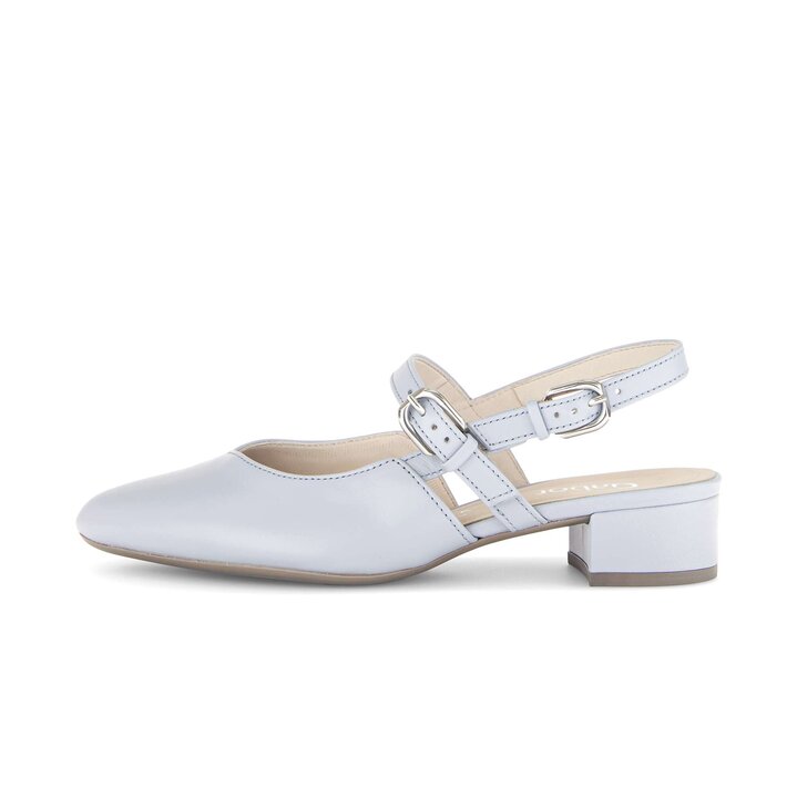 Escarpins à bride arrière bleu #0