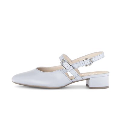 Escarpins à bride arrière bleu