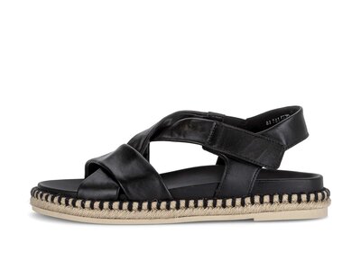 Sandalo con cinturino nero