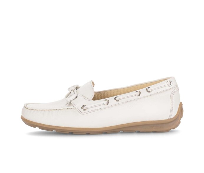 Mokassin weiß #0