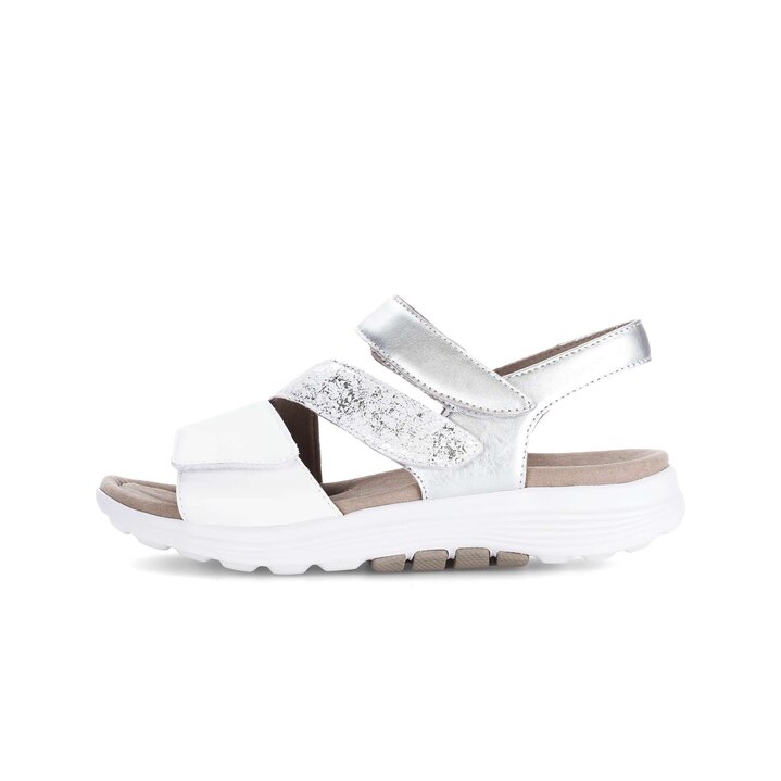 Sandalo con cinturino argento #0