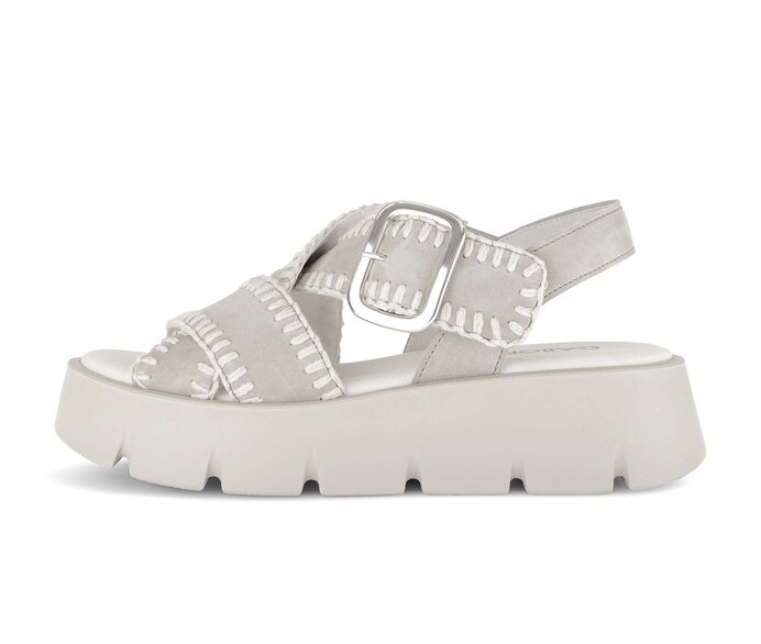 Platåsandaler beige #0