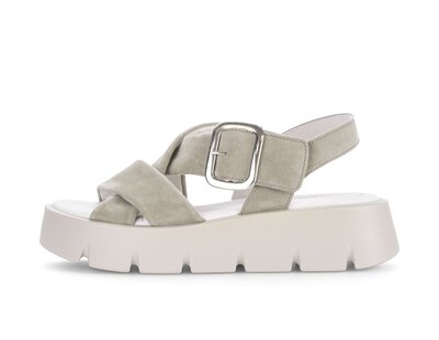 Plateau Sandale Grün