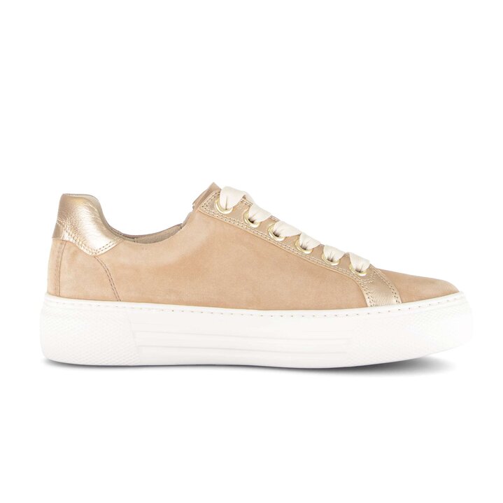 Sneakers basse beige #1
