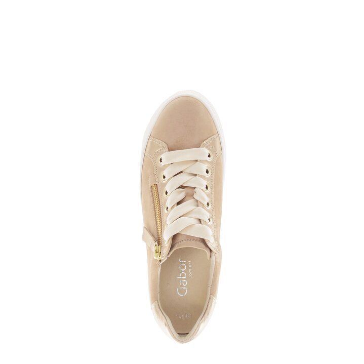 Sneakers basse beige #5