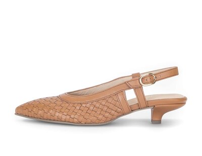 Slingback marrone