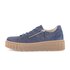 Lage sneaker blauw